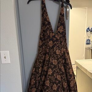 Floral Halter Dress